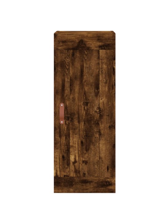 Augstais skapītis, ozolkoka, 34,5x34x180 cm, inženierijas koks