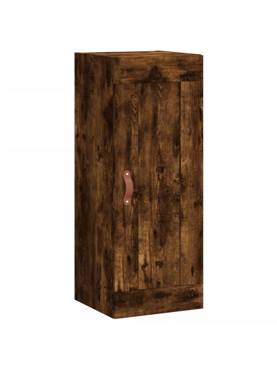 Augstais skapītis, ozolkoka, 34,5x34x180 cm, inženierijas koks
