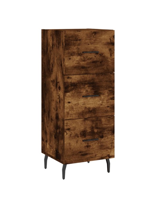 Augstais skapītis, ozolkoka, 34,5x34x180 cm, inženierijas koks