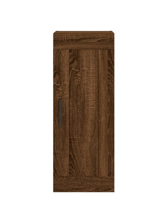 Augstais skapītis, ozolkoka, 34,5x34x180 cm, inženierijas koks