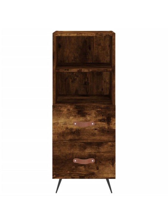 Augstais skapītis, ozolkoka, 34,5x34x180 cm, inženierijas koks