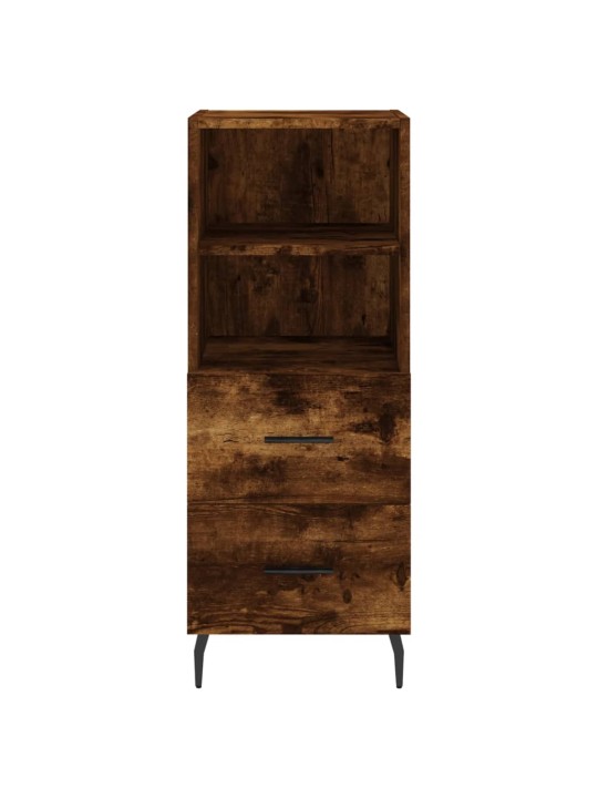 Augstais skapītis, ozolkoka, 34,5x34x180 cm, inženierijas koks