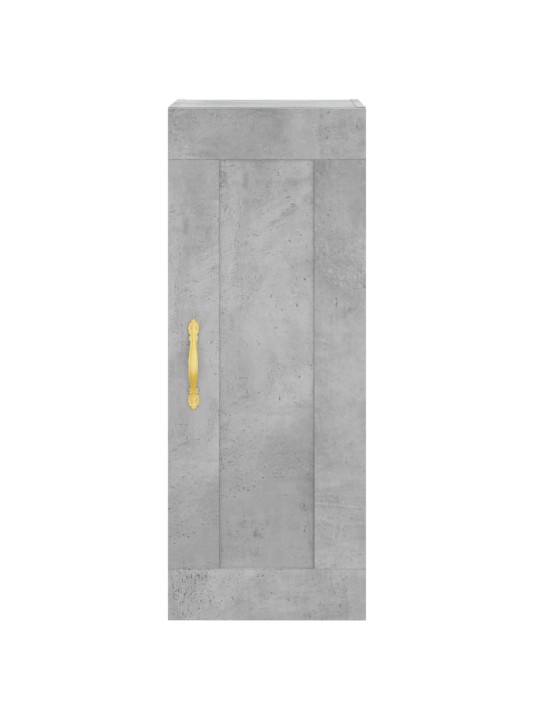 Augstais skapītis, pelēks, 34,5x34x180 cm, inženierijas koks
