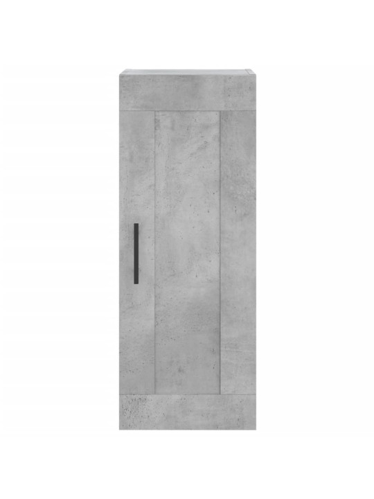 Augstais skapītis, pelēks, 34,5x34x180 cm, inženierijas koks