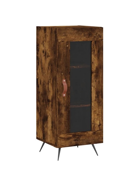 Augstais skapītis, ozolkoka, 34,5x34x180 cm, inženierijas koks