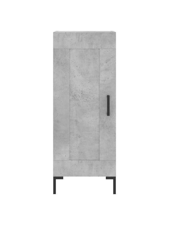 Augstais skapītis, pelēks, 34,5x34x180 cm, inženierijas koks
