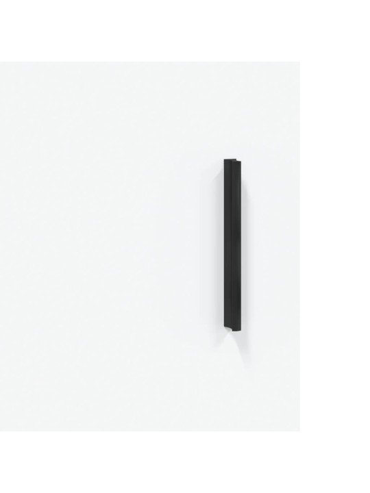 Augstais skapītis, balts, 34,5x34x180 cm, inženierijas koks