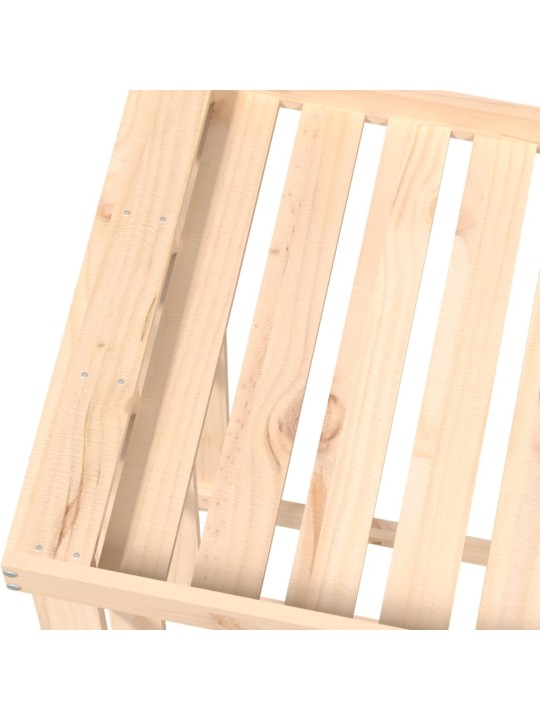 Malkas plaukts, 108x52x106 cm, lietošanai ārā, priedes koks