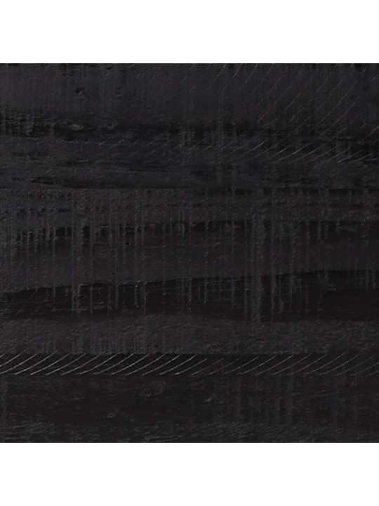 Naktsskapīši, 2 gab., melni, 36x30x45 cm, priedes masīvkoks