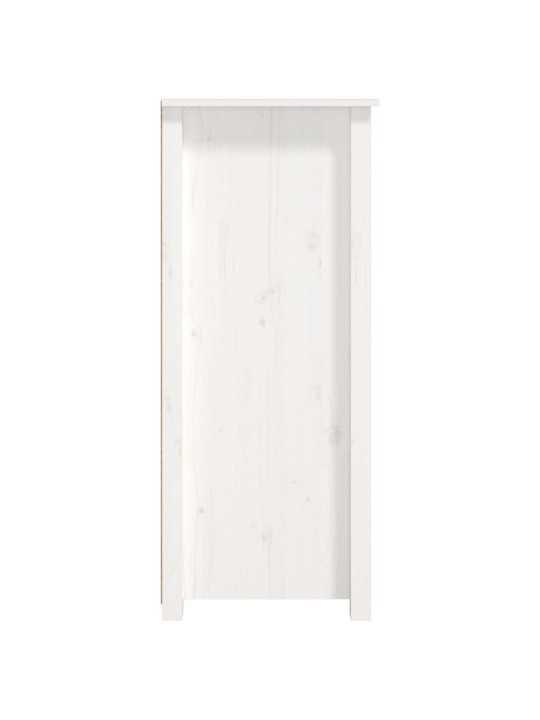 Kumode, balta, 83x41,5x100 cm, priedes masīvkoks