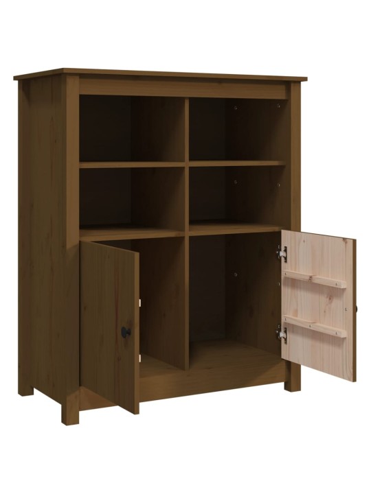 Kumode, medus brūna, 83x41,5x100 cm, priedes masīvkoks
