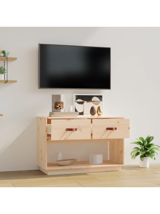 Tv skapītis, 90x40x60 cm, priedes masīvkoks