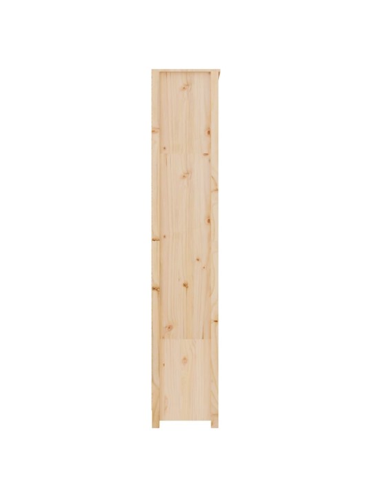 Grāmatu plaukts, 80x35x183 cm, priedes masīvkoks