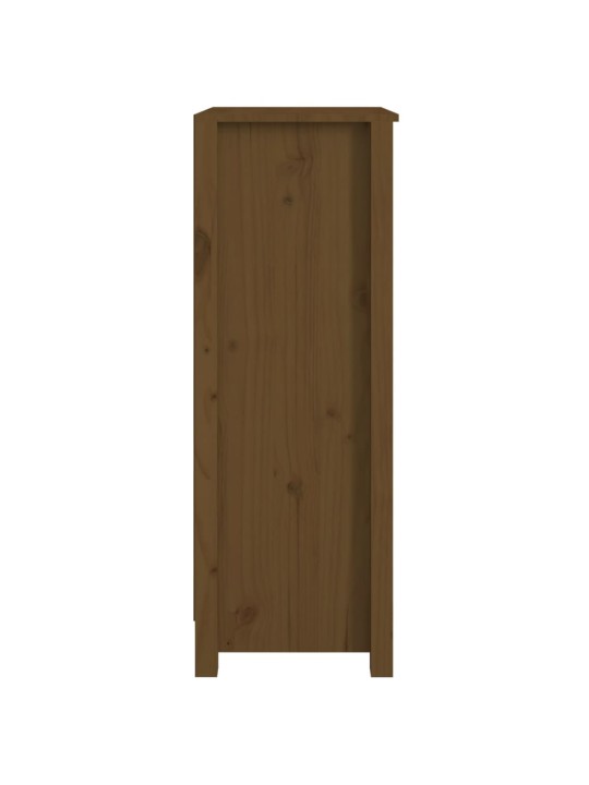 Grāmatu plaukts, medus brūns, 50x35x97 cm, priedes masīvkoks