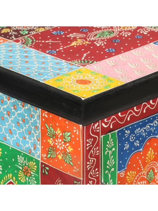 Skapītis ar durvīm, rokas gleznojumi, 53x30x75 cm, mango koks