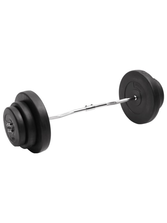 Izlocīts svaru stienis ar diskiem, 60 kg