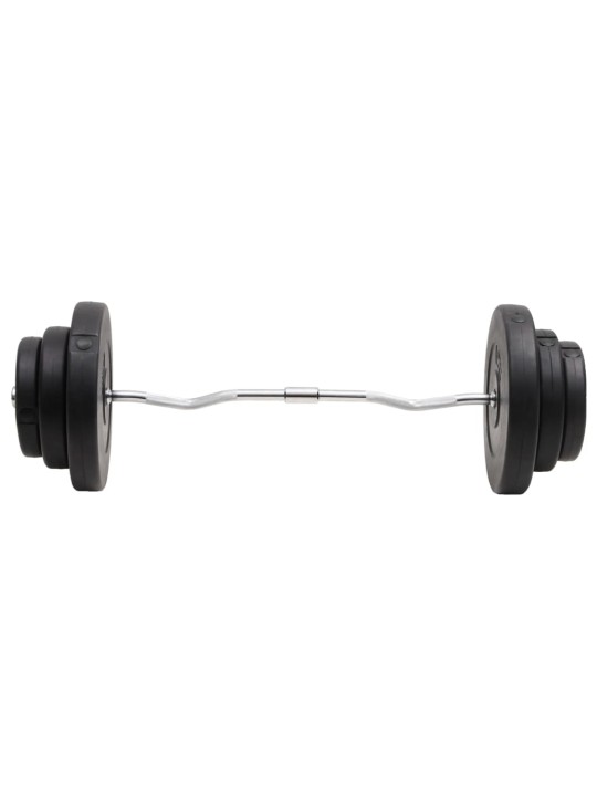 Izlocīts svaru stienis ar diskiem, 60 kg