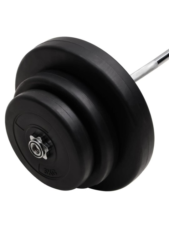 Izlocīts svaru stienis ar diskiem, 60 kg