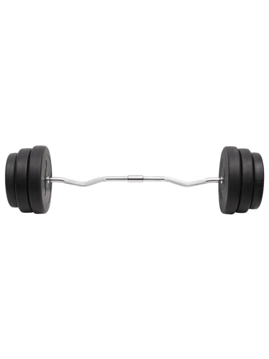 Izlocīts svaru stienis ar diskiem, 90 kg