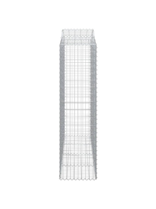 Arkveida gabiona grozi, 12gb., 200x50x180/200cm, cinkota dzelzs