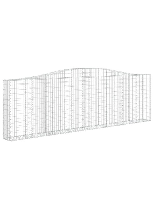 Arkveida gabiona grozi, 20gb., 400x30x120/140cm, cinkota dzelzs