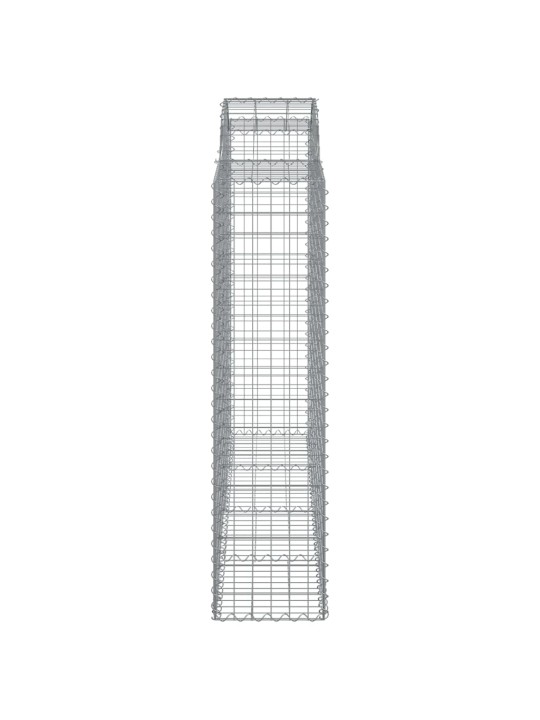 Arkveida gabiona grozi, 12gb., 200x50x160/180cm, cinkota dzelzs