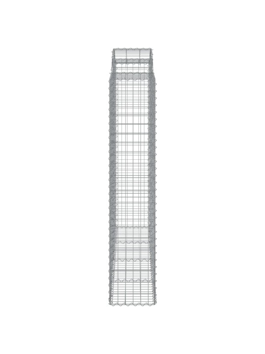 Arkveida gabiona grozi, 14gb., 200x50x200/220cm, cinkota dzelzs
