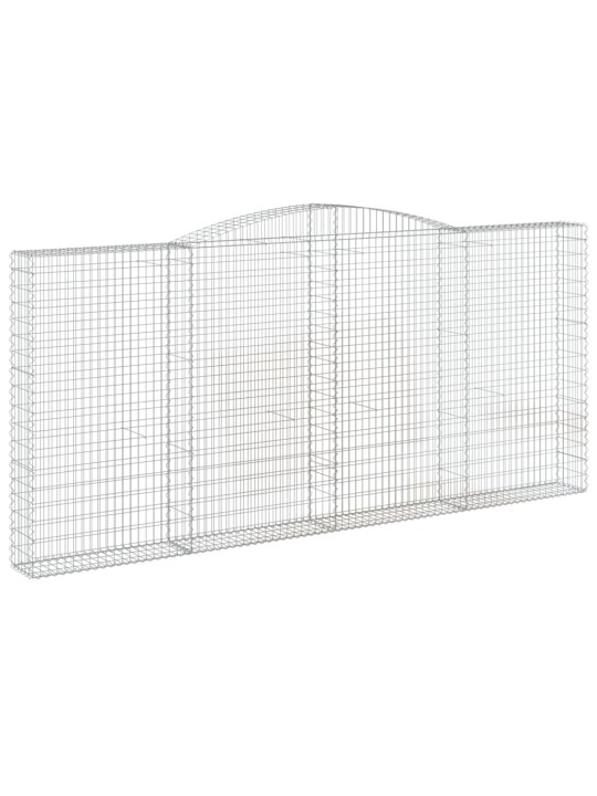 Arkveida gabiona grozi, 15 gb. 400x30x180/200cm cinkota dzelzs