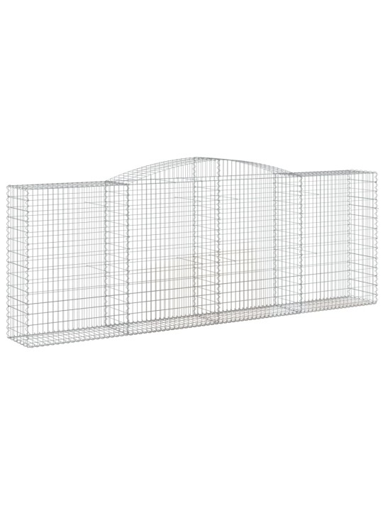 Arkveida gabiona grozi, 20 gb., 400x50x140/160 cm, dzelzs