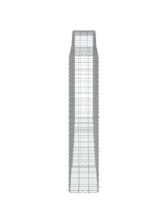 Arkveida gabiona grozi 15 gb. 400x50x220/240cm cinkota dzelzs