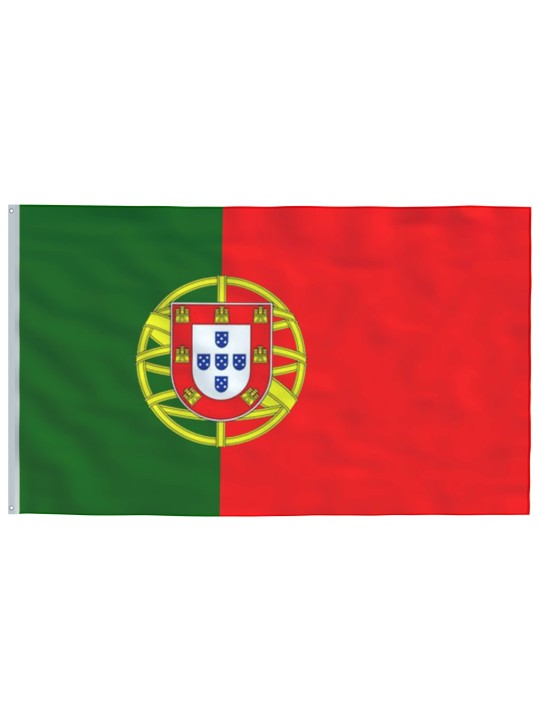 Portugāles karogs un masts, 6,23 m, alumīnijs