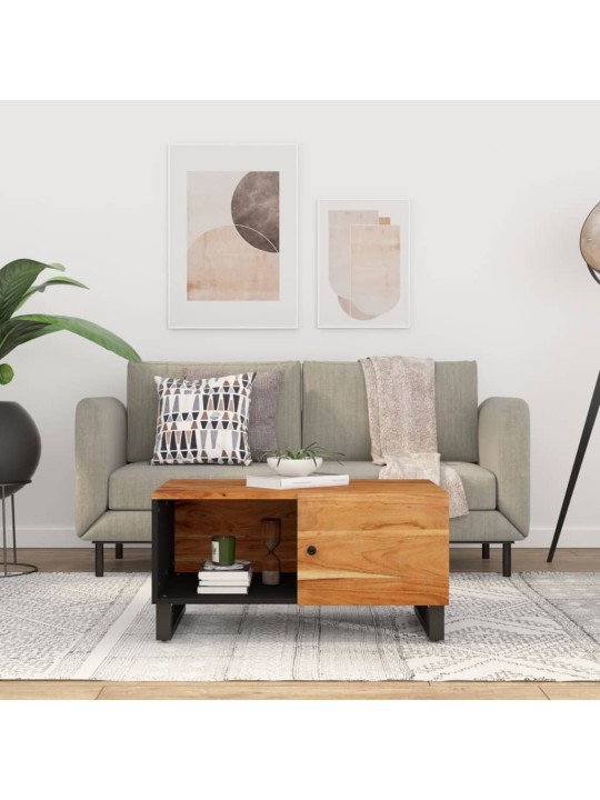 Kafijas galdiņš, 80x50x40 cm, akācijas koks, inženierijas koks
