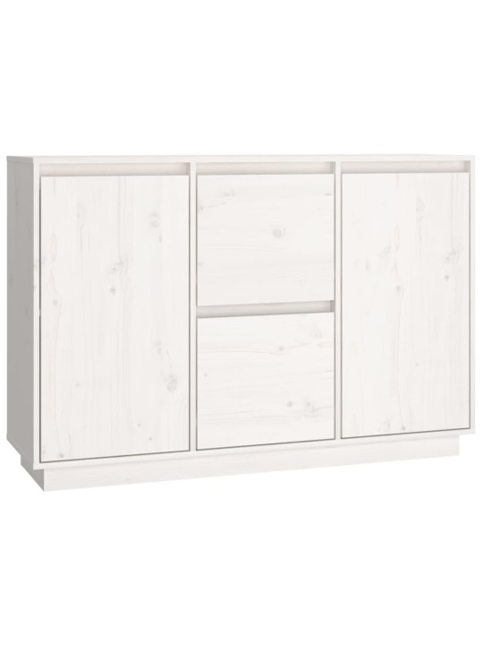 Kumode, balta, 111x34x75 cm, priedes masīvkoks