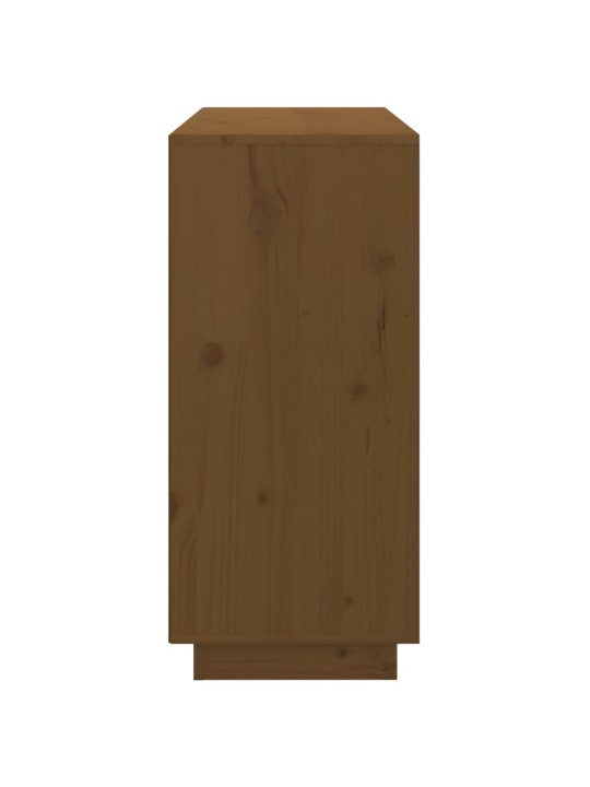 Kumode, medus brūna, 111x34x75 cm, priedes masīvkoks