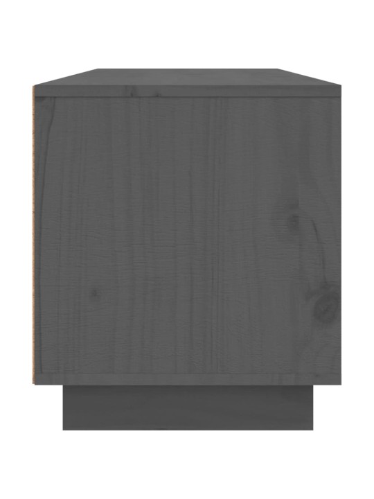 Tv skapītis, pelēks, 140x35x40 cm, priedes masīvkoks