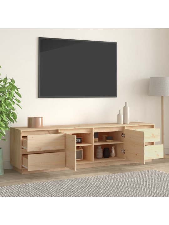 Tv skapītis, 176x37x47,5 cm, priedes masīvkoks