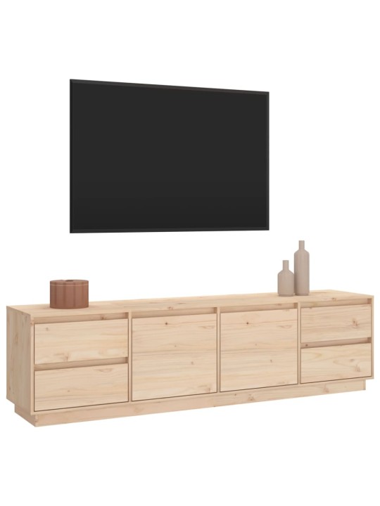 Tv skapītis, 176x37x47,5 cm, priedes masīvkoks
