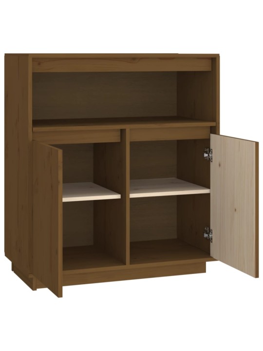 Kumode, medus brūna, 70x34x80 cm, priedes masīvkoks
