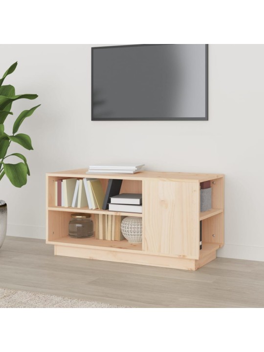 Tv skapītis, 80x35x40,5 cm, priedes masīvkoks