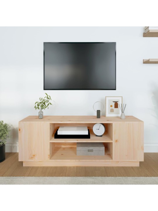 Tv skapītis, 110x35x40,5 cm, priedes masīvkoks