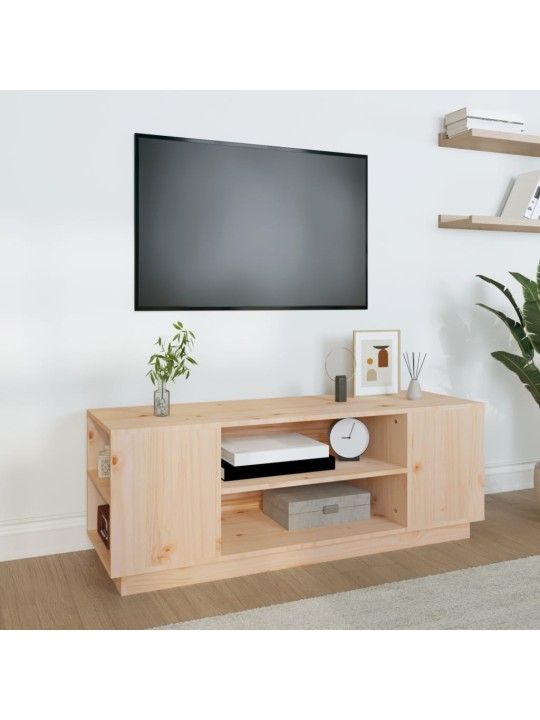 Tv skapītis, 110x35x40,5 cm, priedes masīvkoks