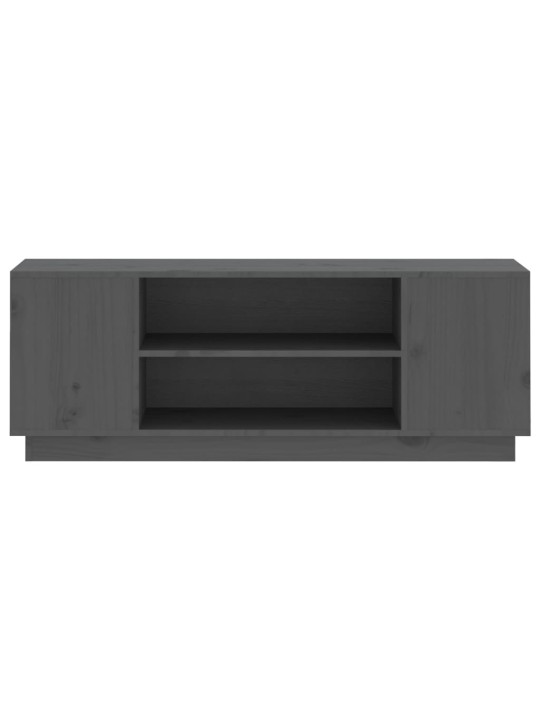 Tv skapītis, pelēks, 110x35x40,5 cm, priedes masīvkoks