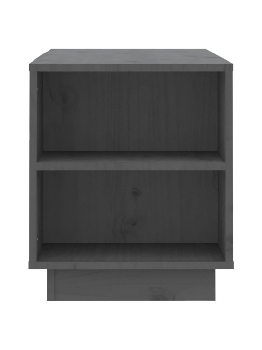 Tv skapītis, pelēks, 110x35x40,5 cm, priedes masīvkoks