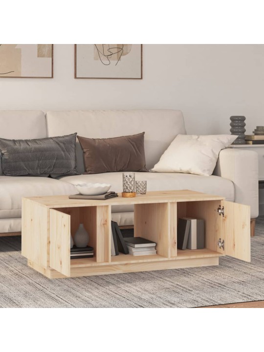 Kafijas galdiņš, 110x50x40 cm, priedes masīvkoks