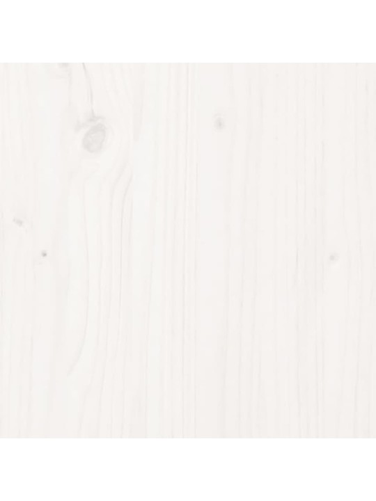 Apavu skapītis, balts, 110x34x61 cm, priedes masīvkoks