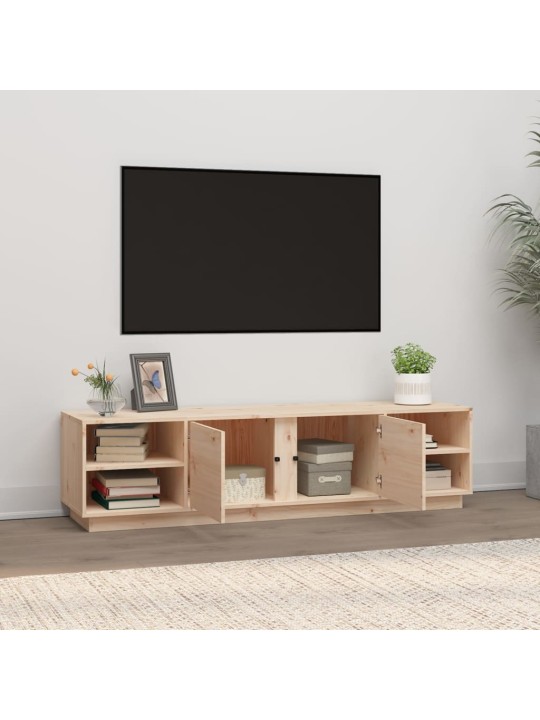 Tv skapītis, 156x40x40 cm, priedes masīvkoks