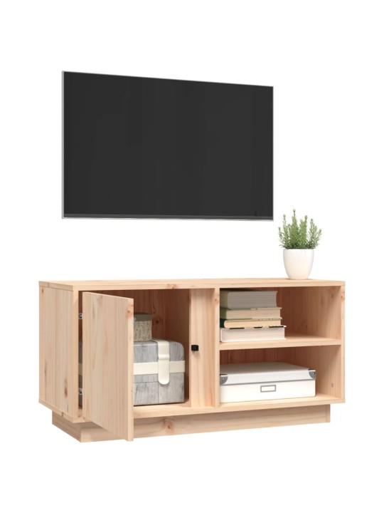 Tv skapītis, 80x35x40,5 cm, priedes masīvkoks
