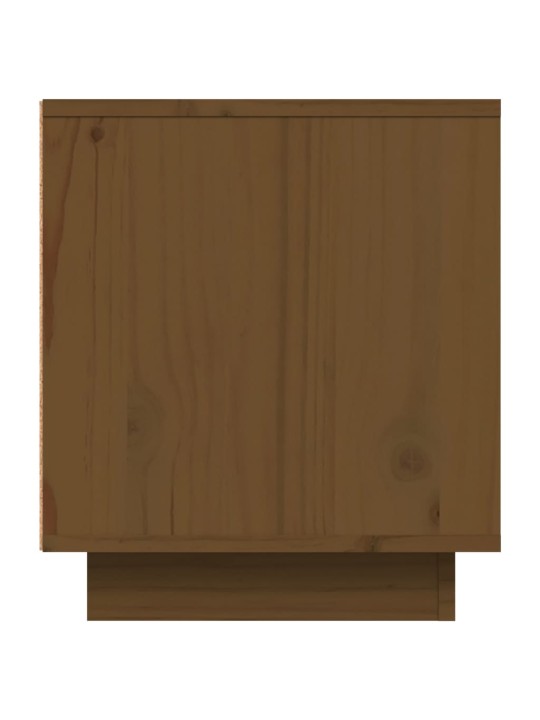 Tv skapītis, medus brūns, 80x35x40,5 cm, priedes masīvkoks