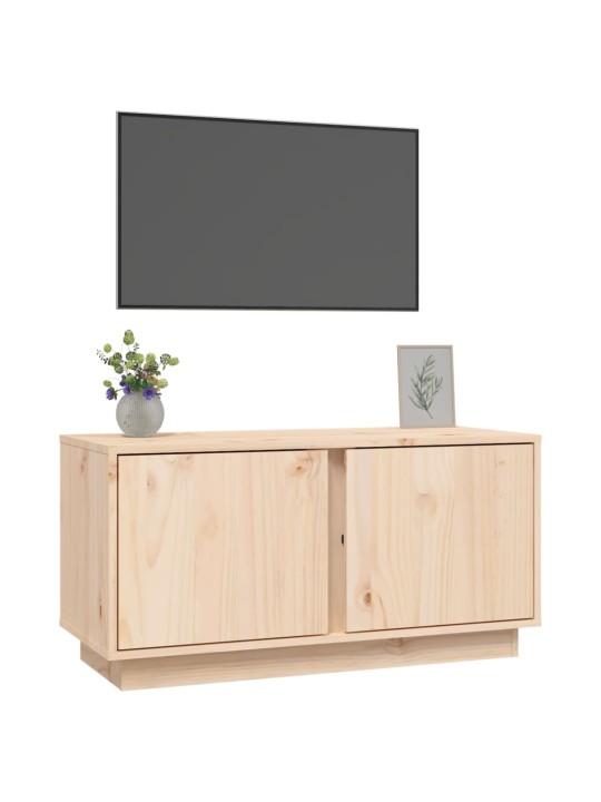 Tv skapītis, 80x35x40,5 cm, priedes masīvkoks