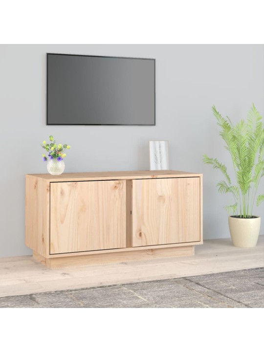 Tv skapītis, 80x35x40,5 cm, priedes masīvkoks